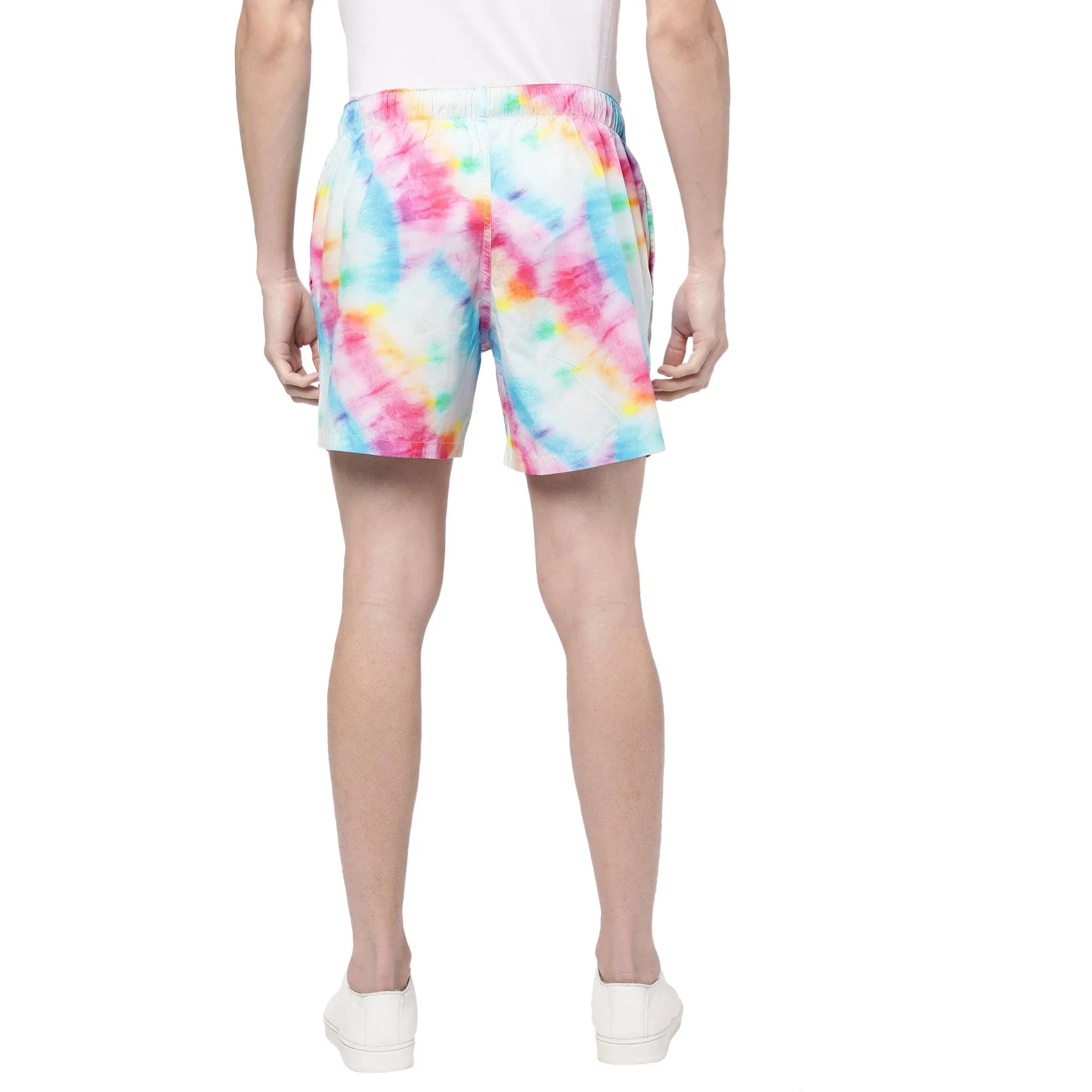 New York Tie Dye Boxer Shorts For Men