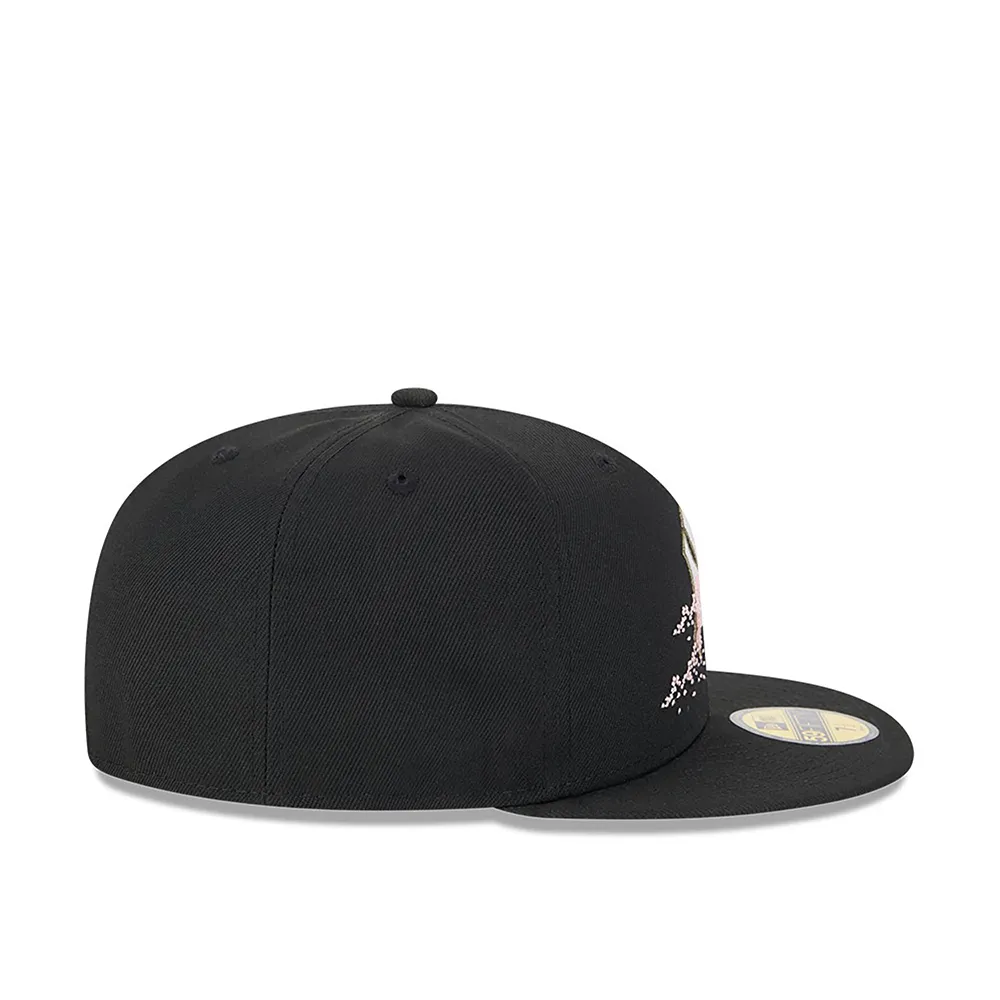 NY Yankees 'Dotted Floral' 'Black'