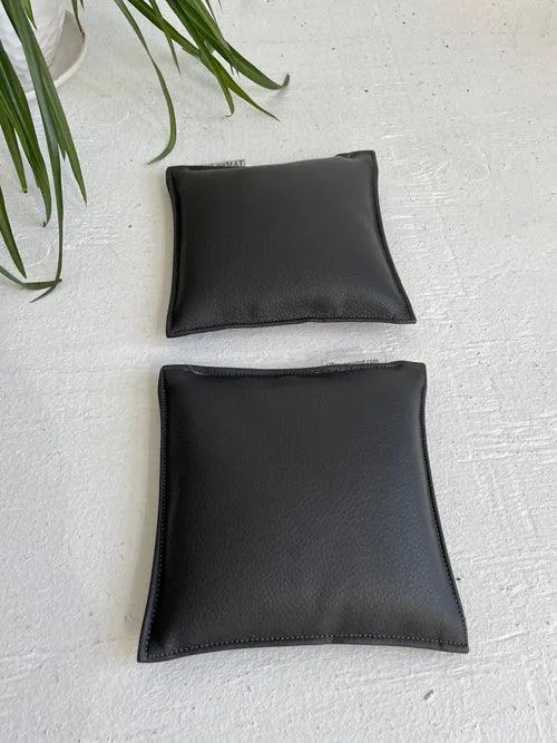 Onyx Vinyl Knee Pillows