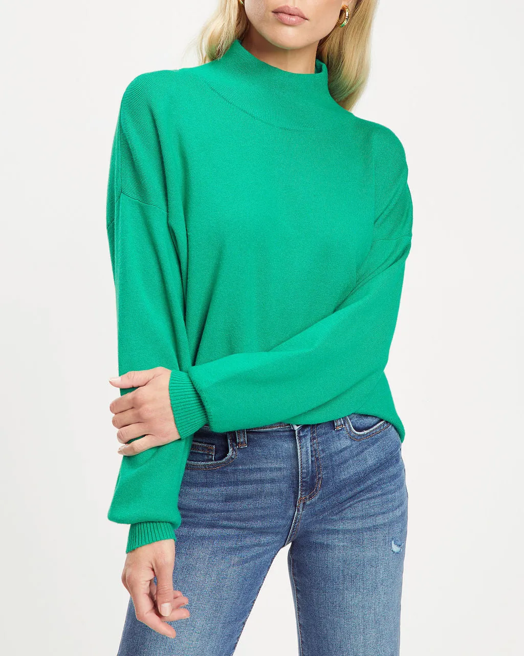 Parkin Mock Neck Knit Sweater