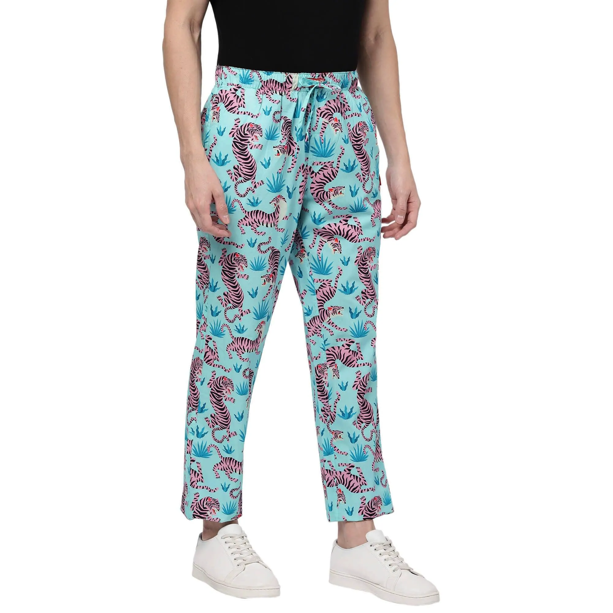 Pink Tigers Pyjamas For Men