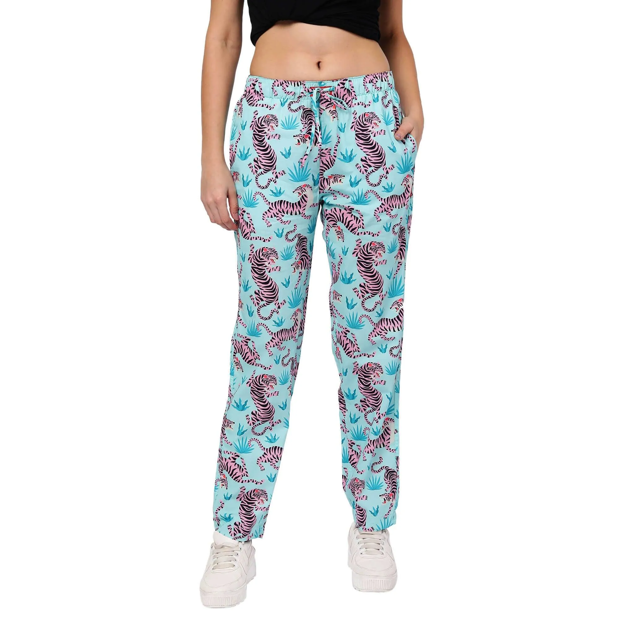 Pink Tigers Pyjamas For Women