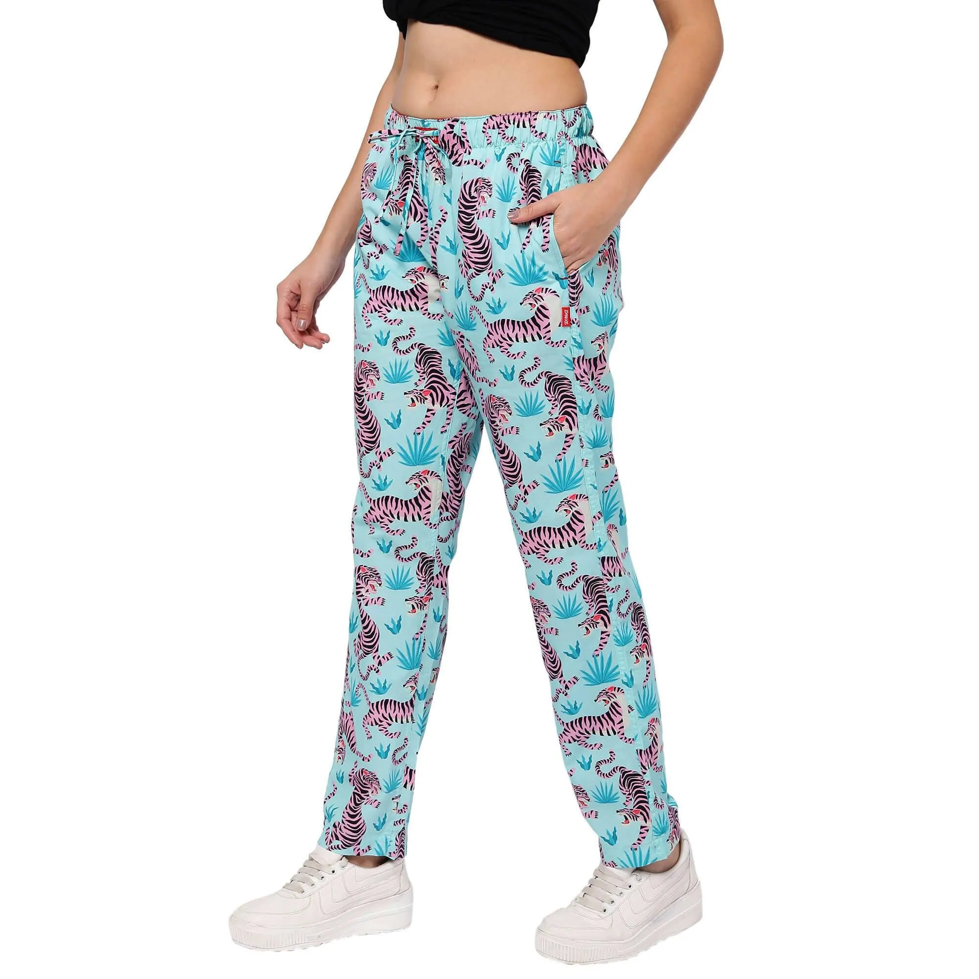 Pink Tigers Pyjamas For Women