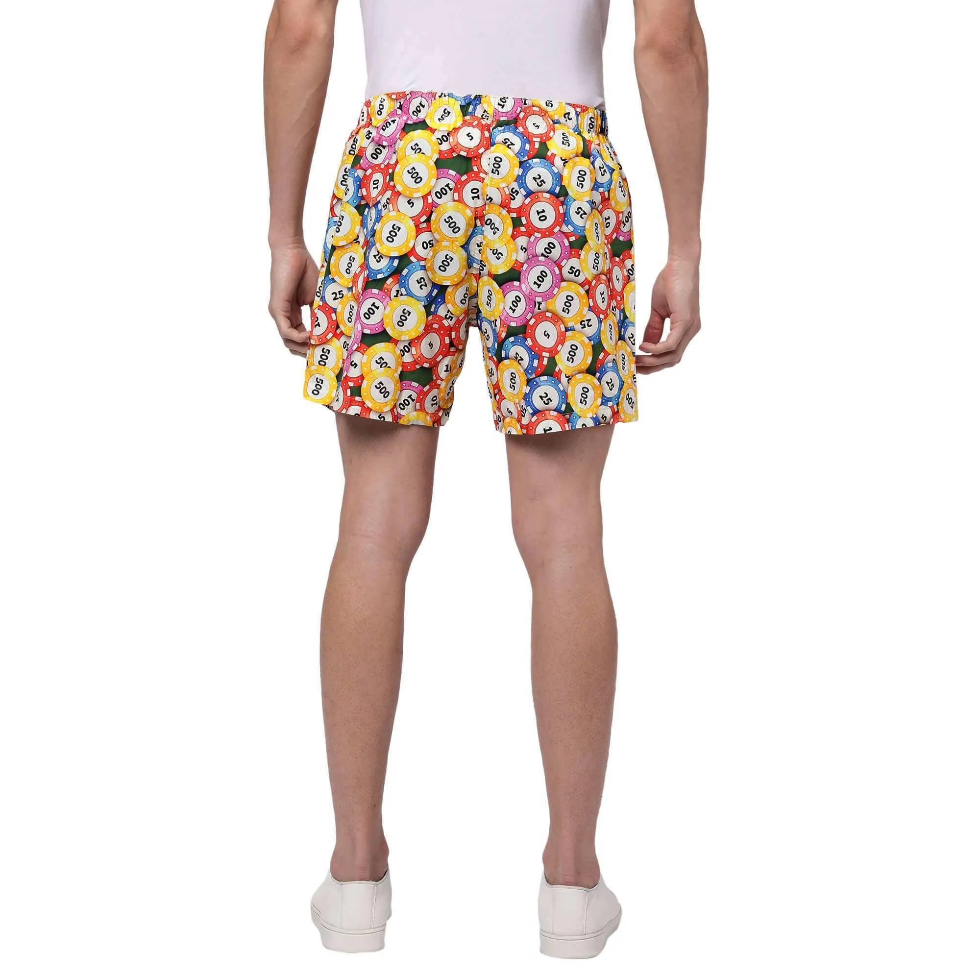 Poker Chips Boxer Shorts For Men