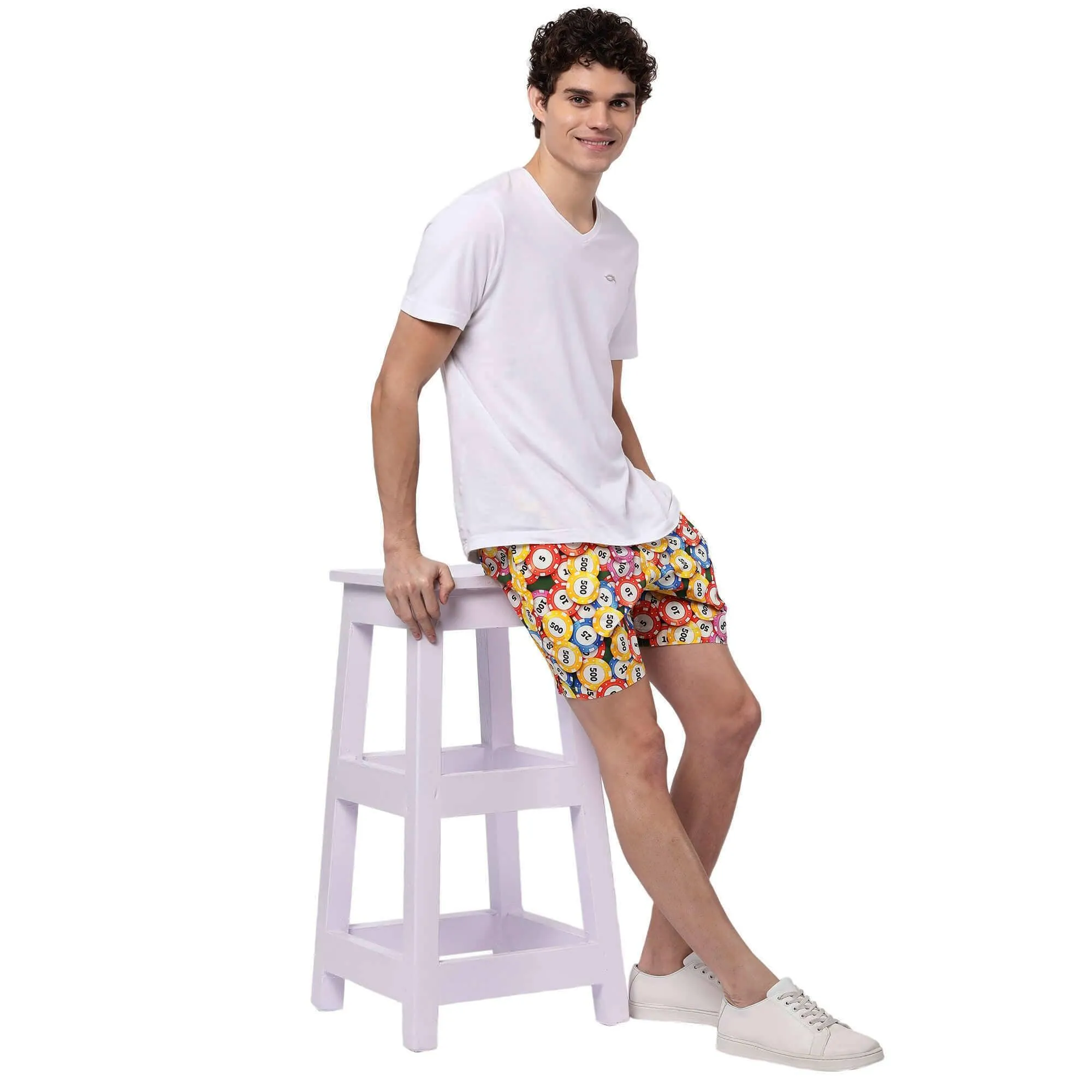 Poker Chips Boxer Shorts For Men