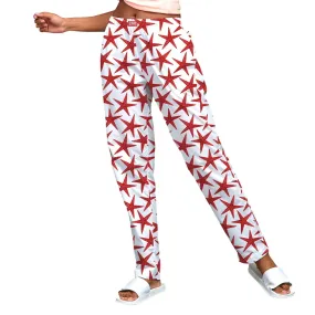 Red Starfish Pyjama For Women