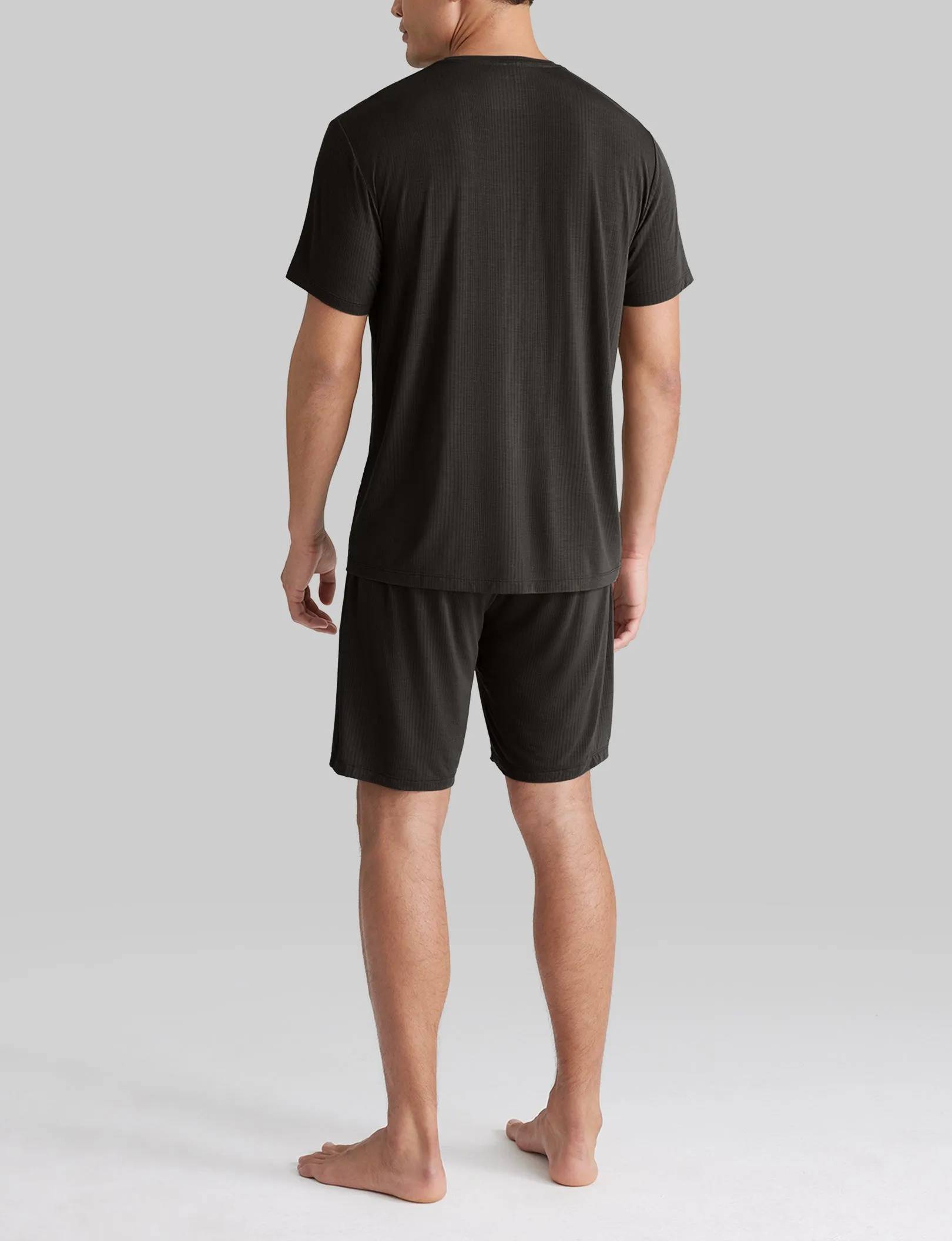 Second Skin Luxe Rib Sleep Tee & Short Set