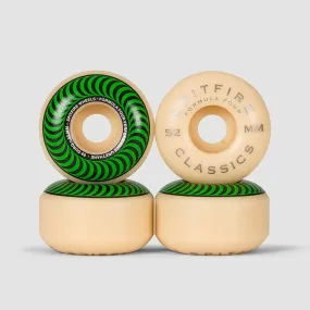 Spitfire - Formula Four Classic 99Du Wheels Green 52mm