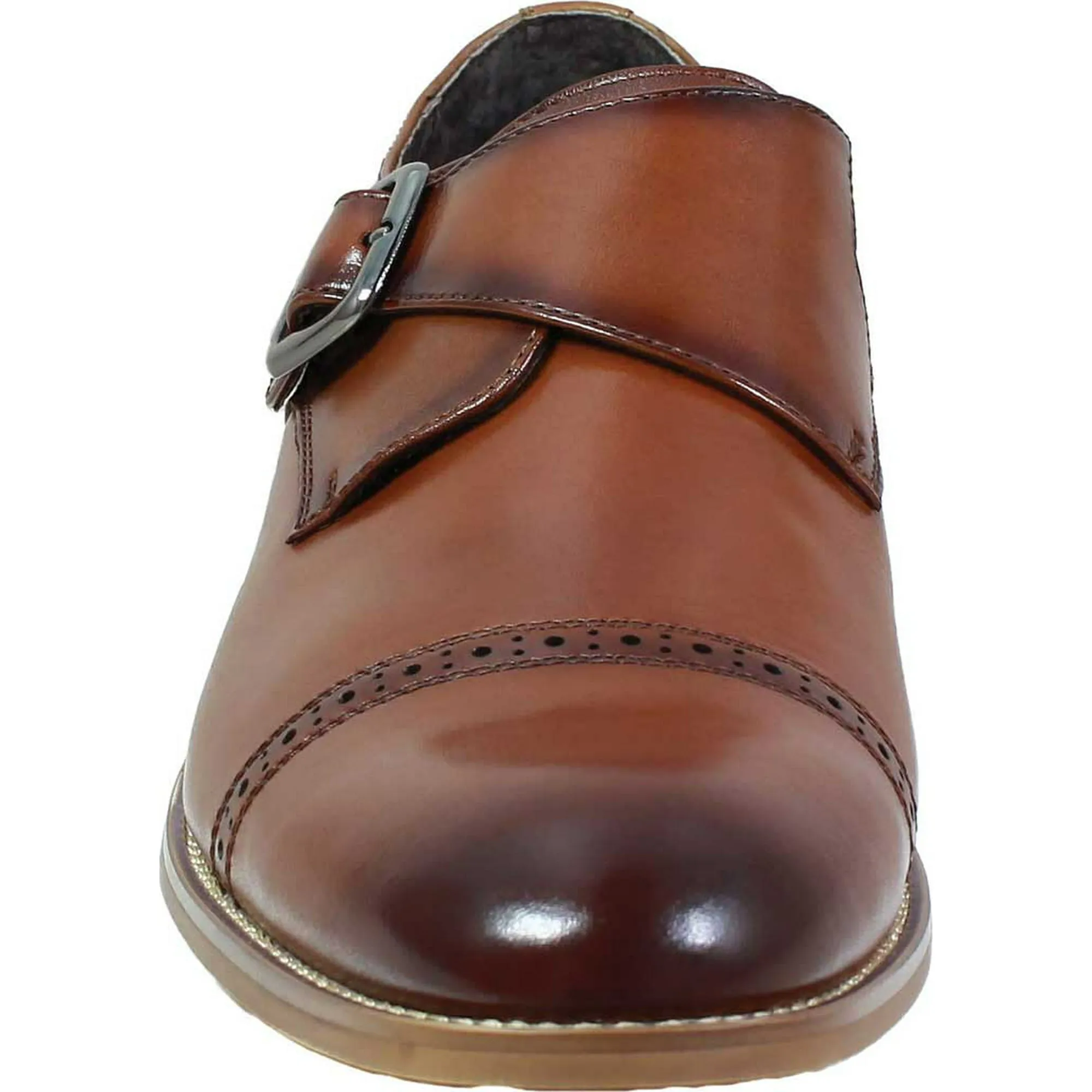 Stacy Adams Men's Desmond Cap Toe Monk Strap Loafer