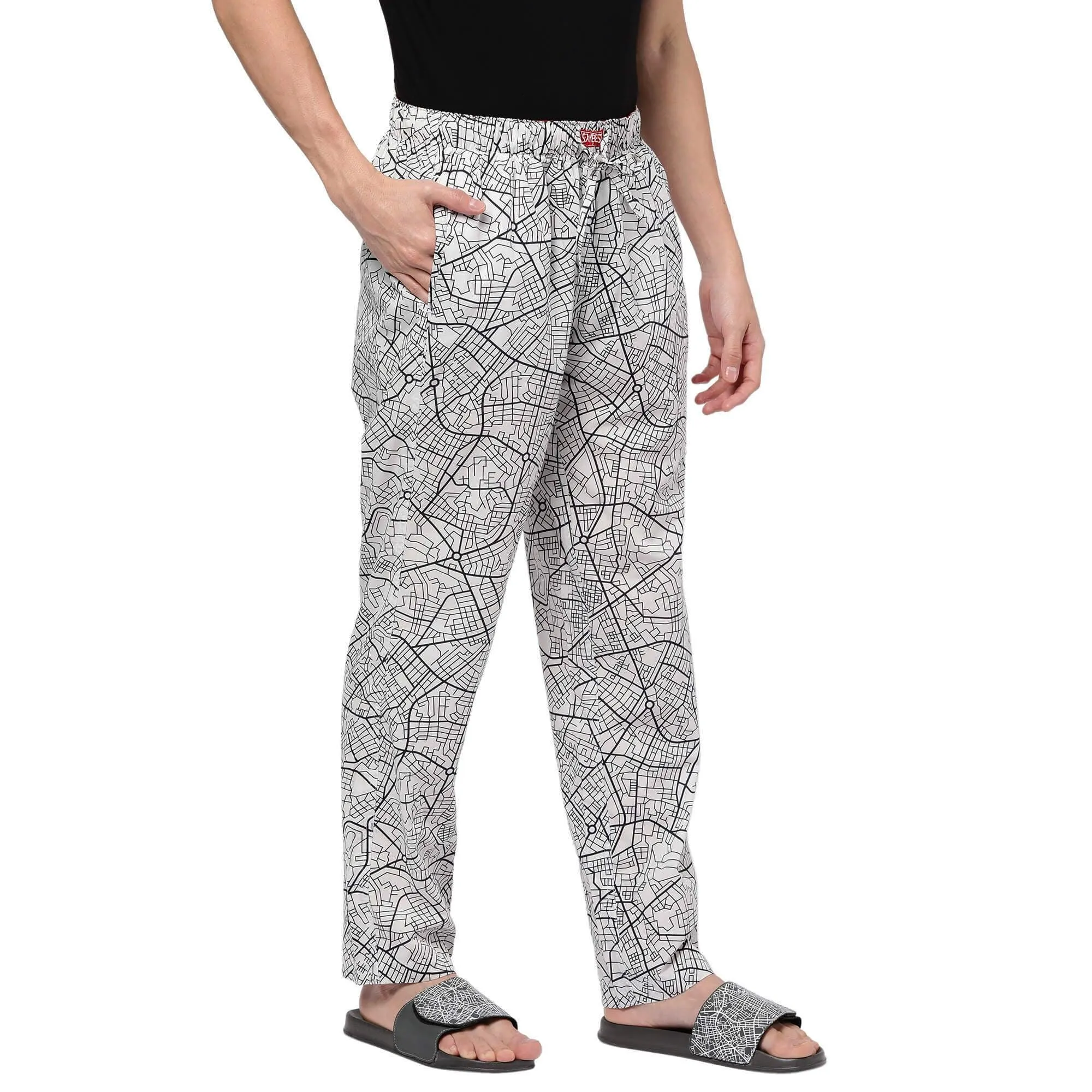 Street Map Pyjamas For Men