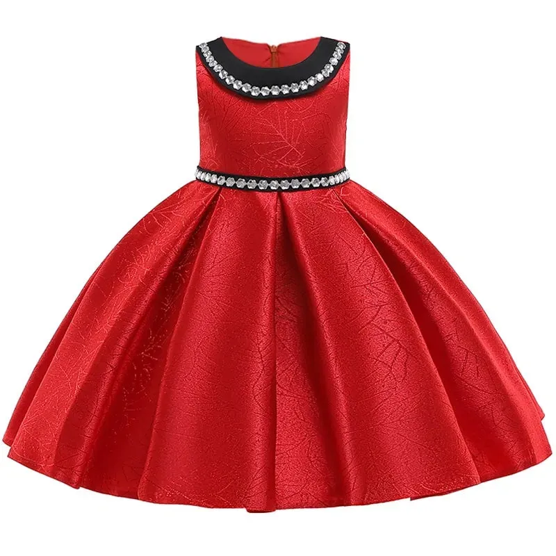 Toddlers Bridesmaid Elegant Dress For Girl