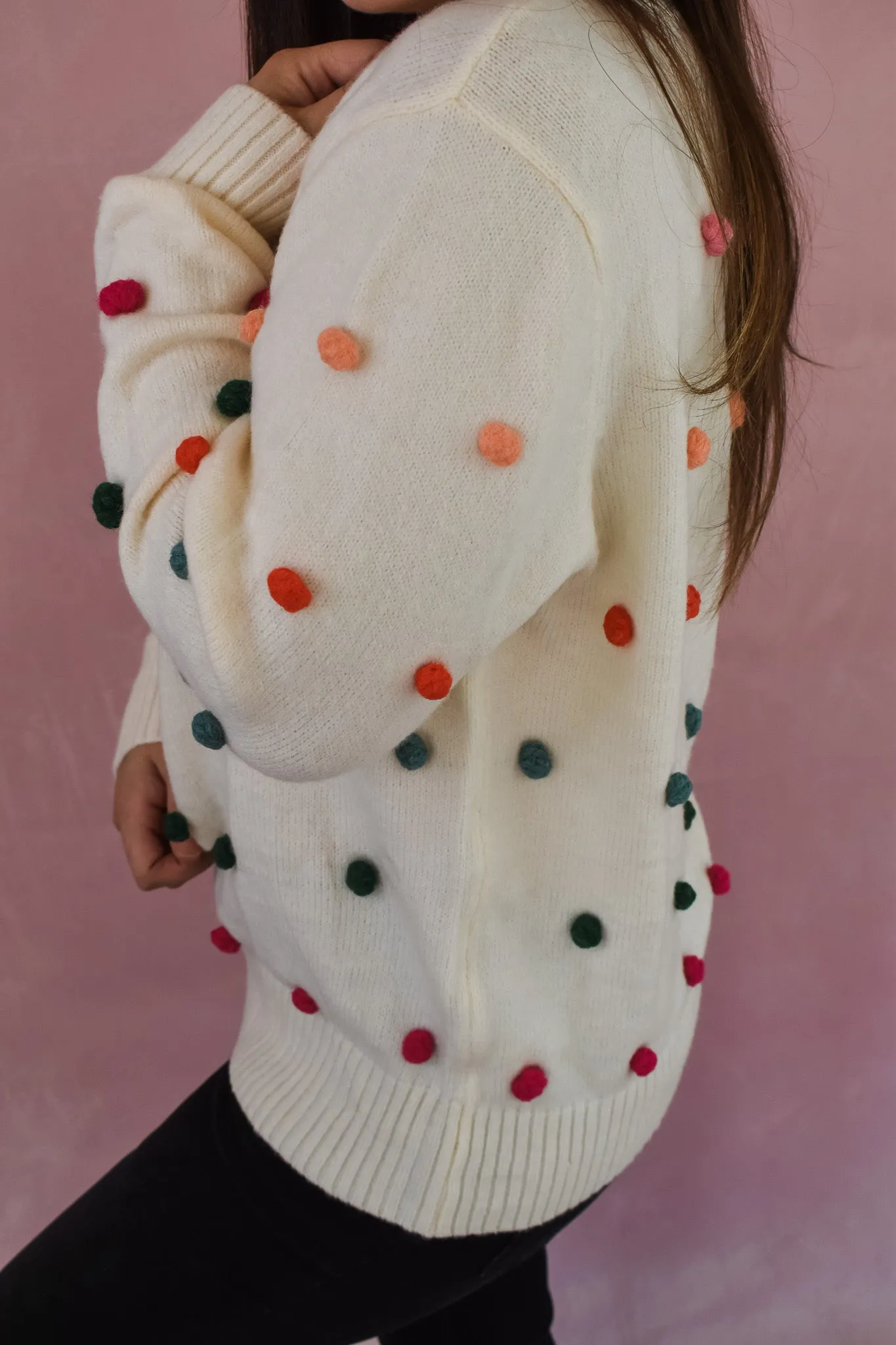 Want You To Know Pom-Pom Sweater