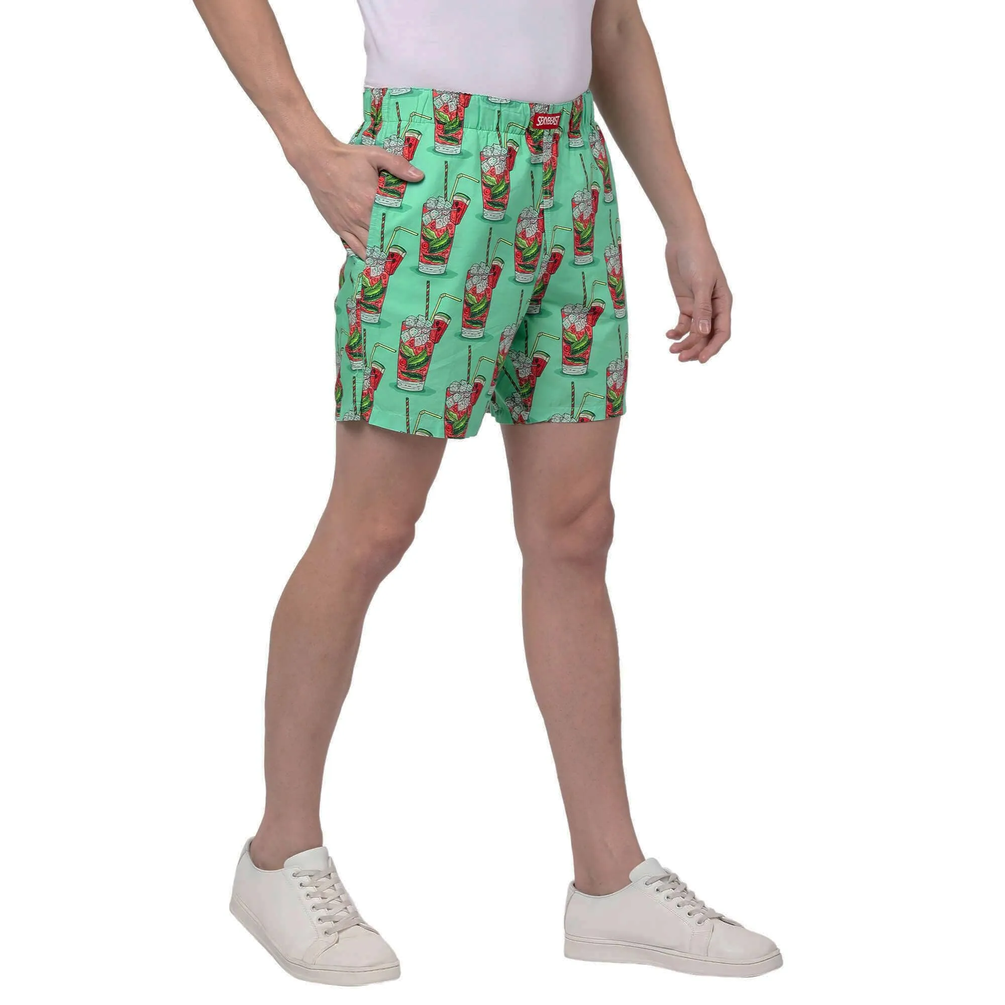 Watermelon Cocktails Boxer Shorts For Men