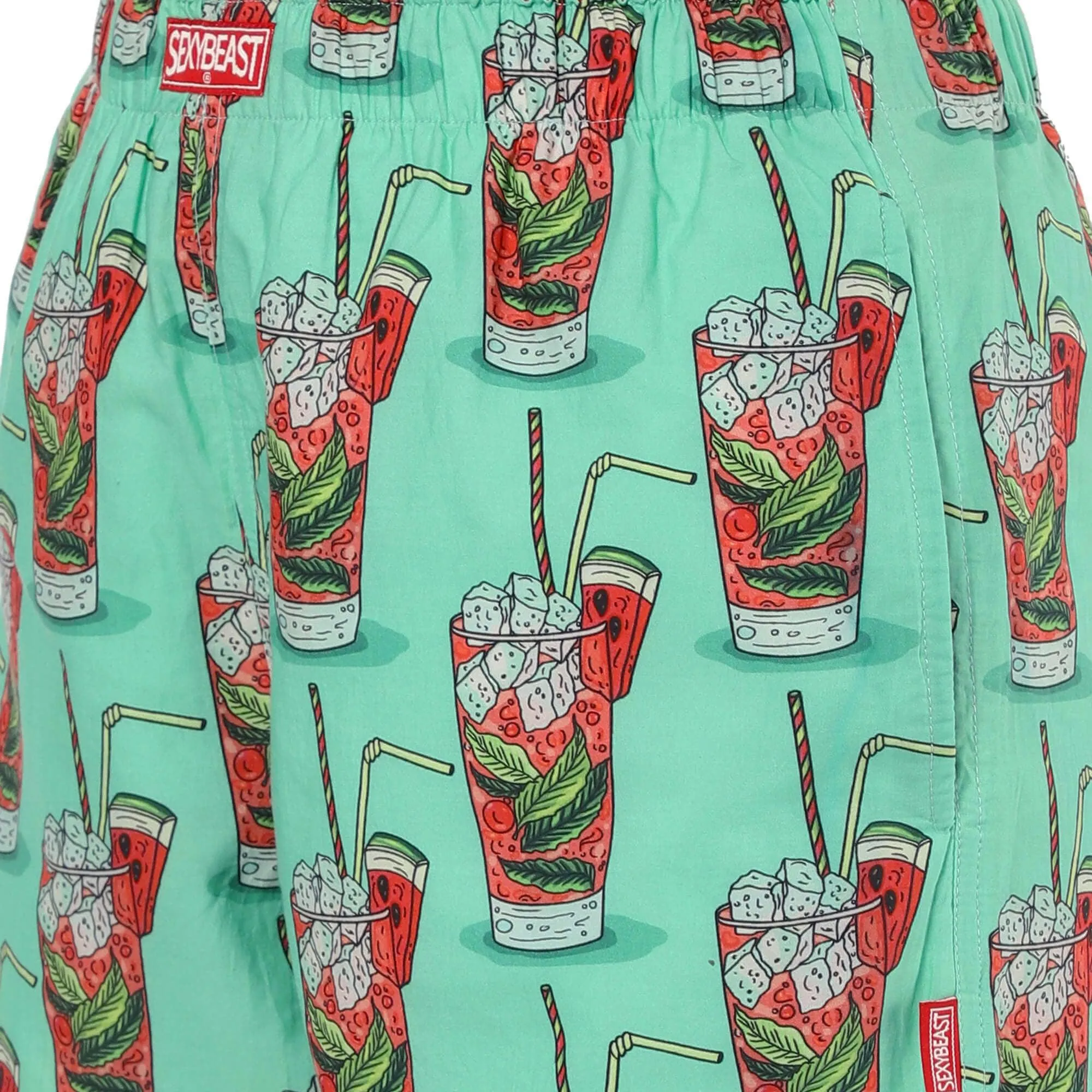 Watermelon Cocktails Boxer Shorts For Women