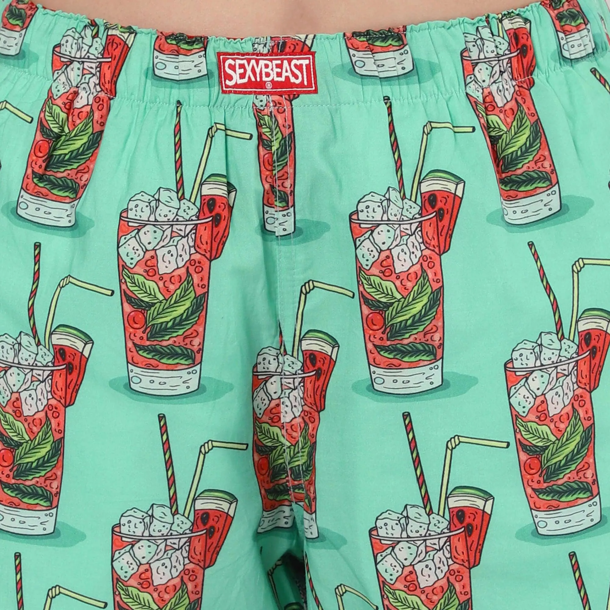 Watermelon Cocktails Boxer Shorts For Women